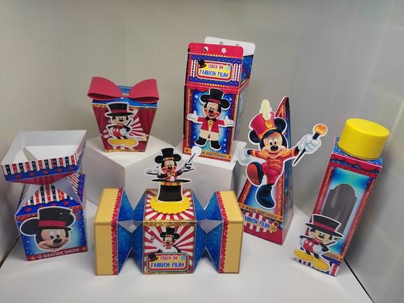 40 Personalizados Mickey Circo
