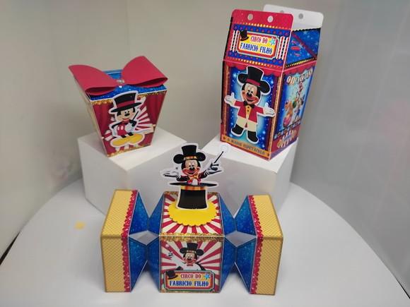 40 Personalizados Mickey Circo