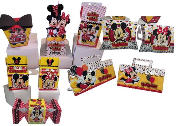 40 Personalizados Mickey e Minnie