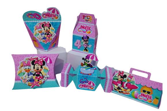 40 Personalizados Minnie Pool Party