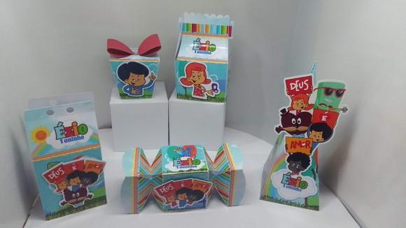 40 Caixinhas 3d 3 Palavrinhas