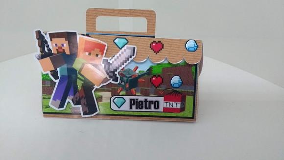 40 Personalizados Tema Minecraft