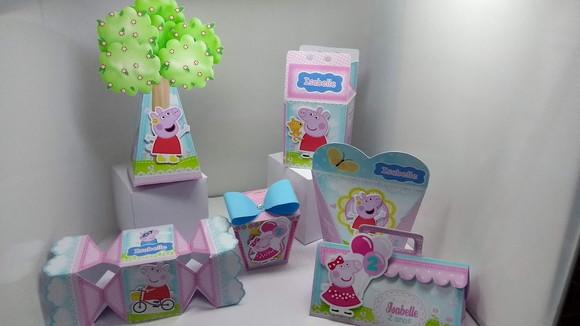 50 Caixinhas 3d Personalizada Porquinha