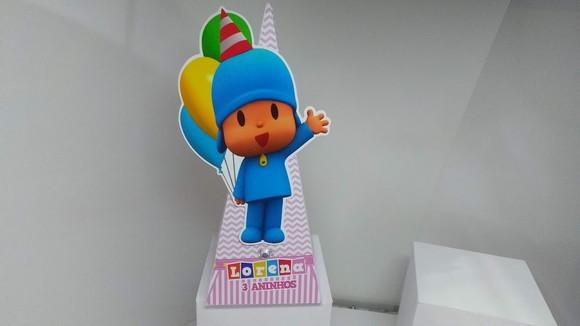 40 Caixinhas 3d Personalizadas Pocoyo Menina