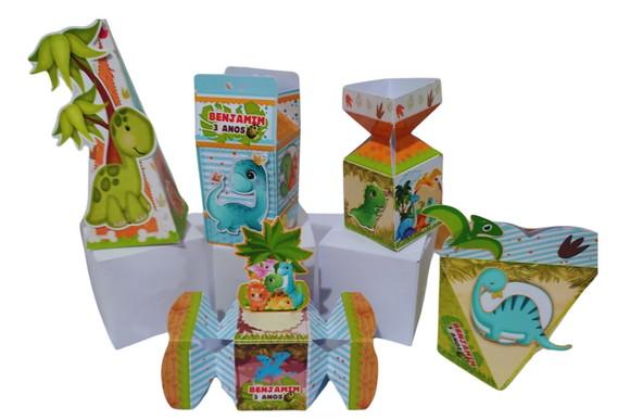 50 Caixinhas Dinossauros Baby