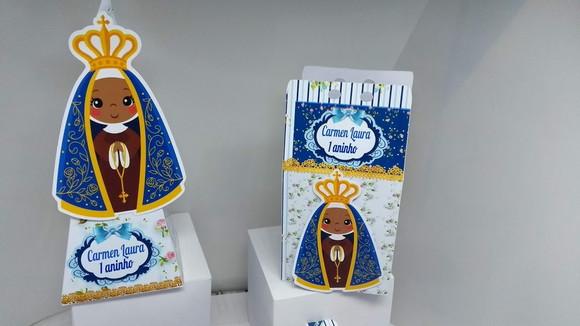 50 caixinhas personalizadas de batizado menina