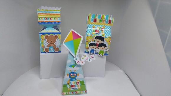 50 caixinhas personalizados brinquedos