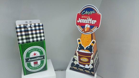 50 caixinhas personalizadas tema Boteco