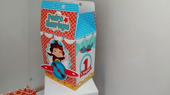 50 Personalizados 3d - Aviador - Volta ao Mundo