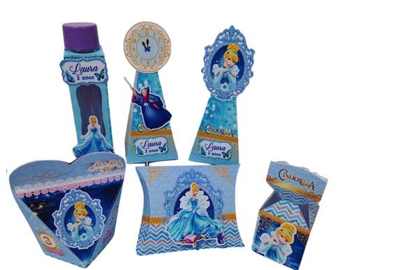 50 Personalizados Cinderela