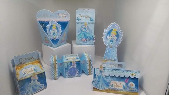 50 Personalizados Cinderela
