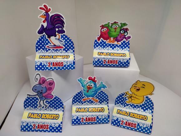 50 Personalizados Galinha Pintadinha Menino
