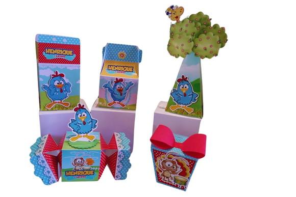 50 Personalizados Galinha Pintadinha Menino