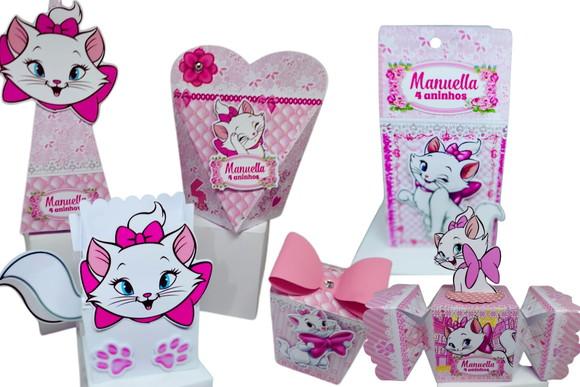 50 Personalizados Gatinha Marie