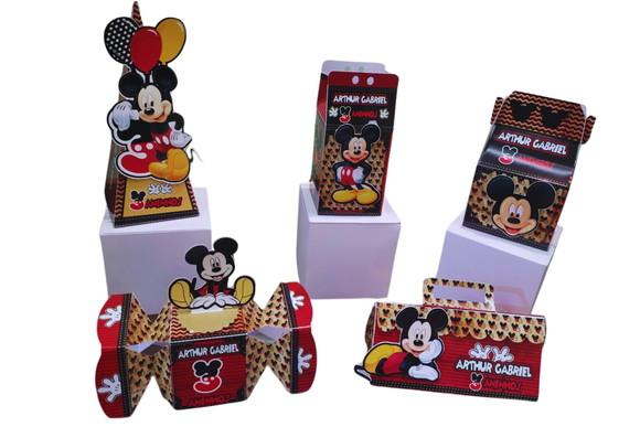 40 Personalizados Mickey Colorido
