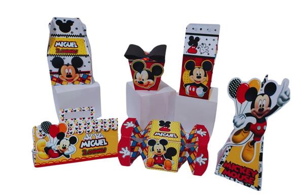 40 Personalizados Mickey Colorido
