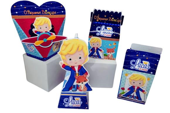 40 Personalizados Pequeno Príncipe Loiro