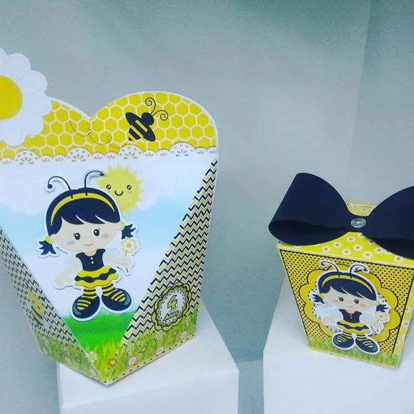 40 Personalizados Tema Abelhinha