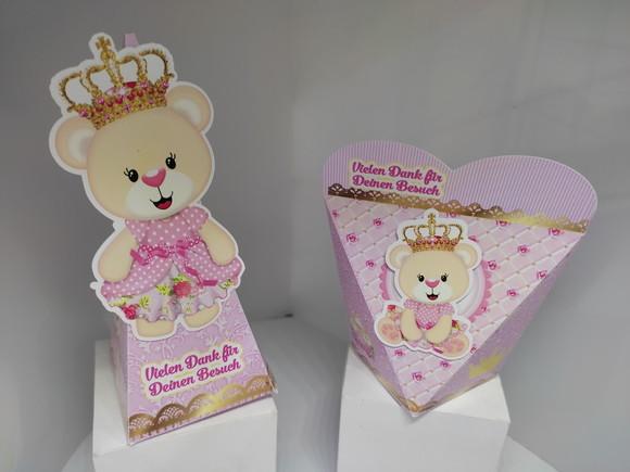 40 Personalizados Ursinhas Princesas
