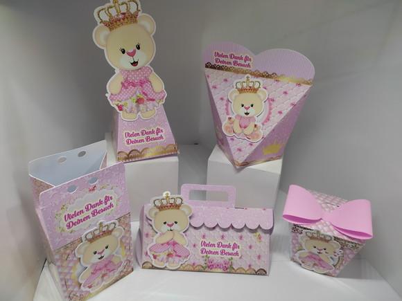 40 Personalizados Ursinhas Princesas