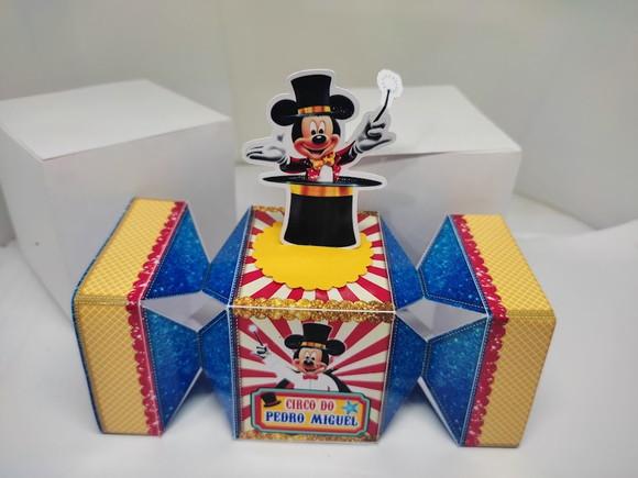 Caixinhas Mickey Circo - 40 Unidades