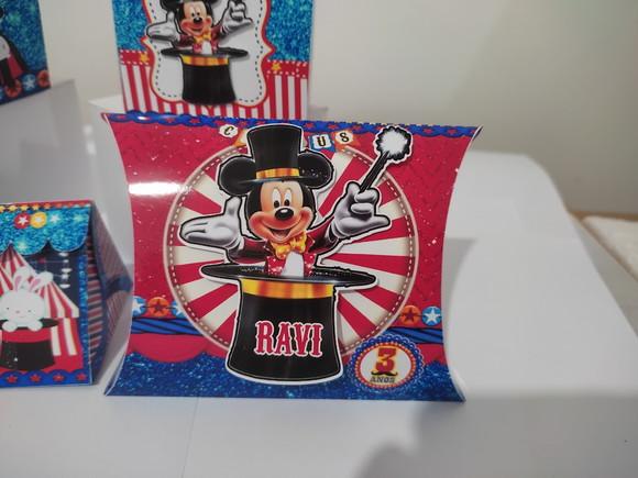 Caixinhas Mickey Circo - 40 Unidades