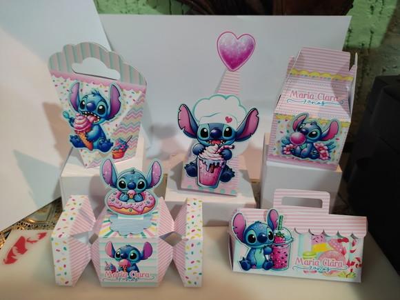 Kit 40 Personalizados Lilo Stitch