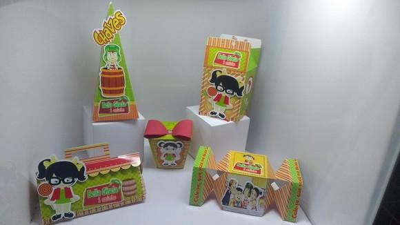 Kit 40 Caixinhas 3D Personalizadas Chaves