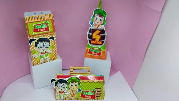 Kit 40 Caixinhas 3D Personalizadas Chaves
