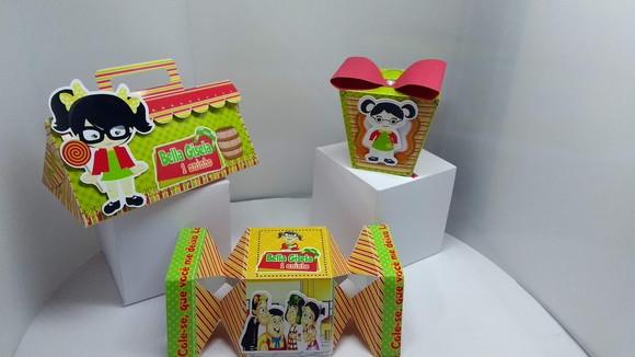 Kit 40 Caixinhas 3D Personalizadas Chaves