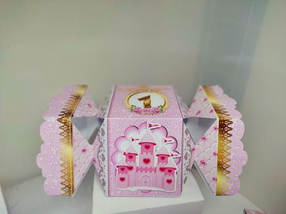 Kit 40 Caixinhas 3D Personalizadas coroa