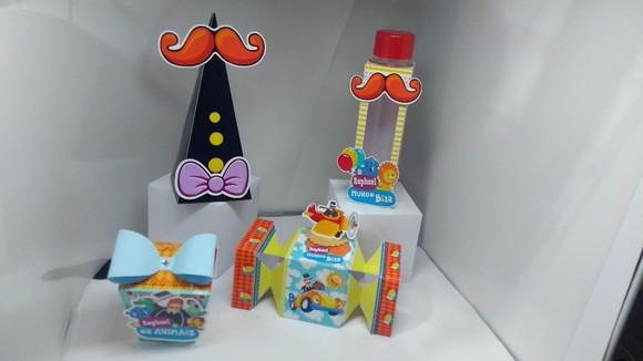 Kit 40 Caixinhas 3D Personalizadas Mundo Bita menino