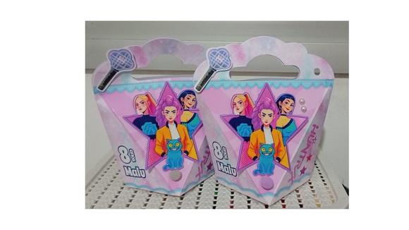 Kit Personalizados Guerreiras do K Pop - 20 Caixas