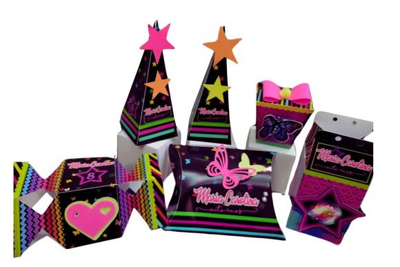 Personalizadas Neon - 40 Unidades a Escolher