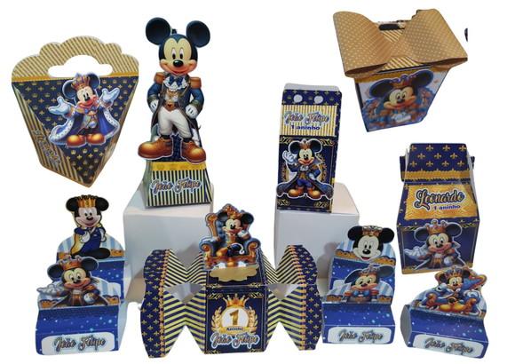 Personalizados 3d - Mickey Realeza 40 Unidades