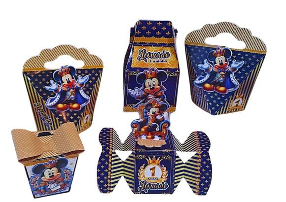 Personalizados 3d - Mickey Realeza 40 Unidades