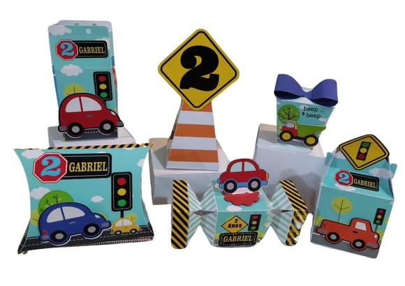 Personalizados Cidade dos Carros - 40 Itens