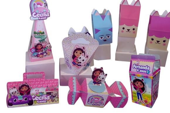 Personalizados Gabby Dollhouse - 40 Itens 3d