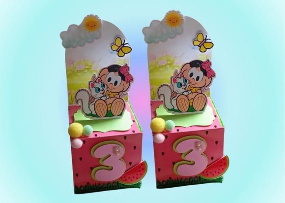 Personalizados Magali Rosa 20 Unidades - Grandes