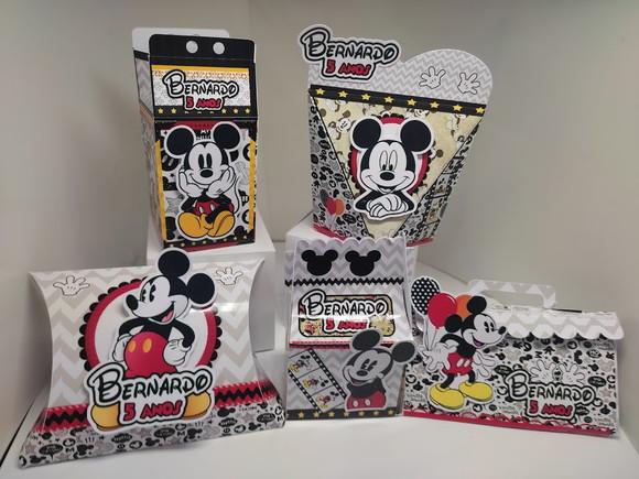 Personalizados Mickey Retro 3d - 40 Unidades