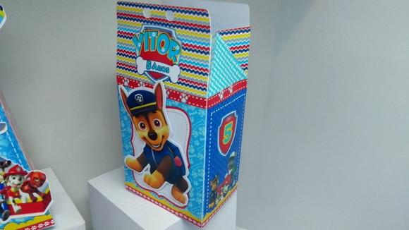 Personalizados Patrulha Canina Menino - 20 Unidades Grande