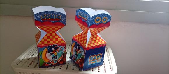 Personalizados Sonic 20 Unidades - Tamanho Tradicional G