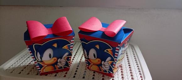 Personalizados Sonic 20 Unidades - Tamanho Tradicional G