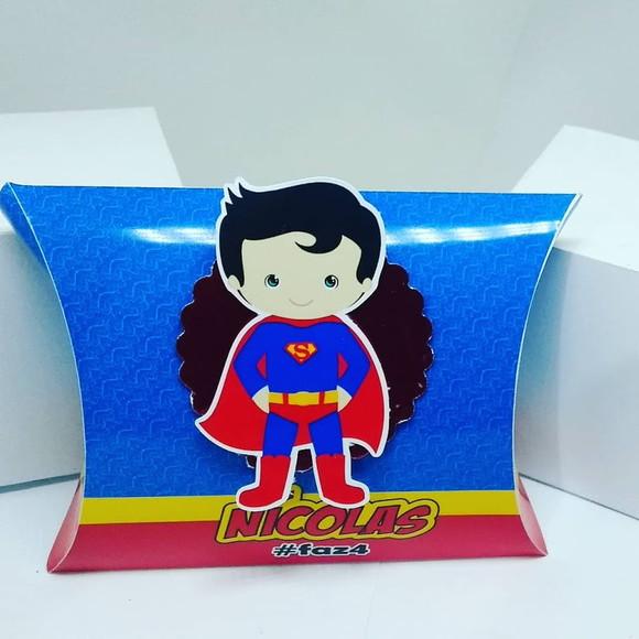 super homem lembrancinhas personalizados kit 50