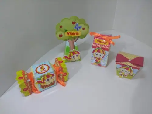 40 Caixinhas 3d Personalizadas Sitio do Pica Pau