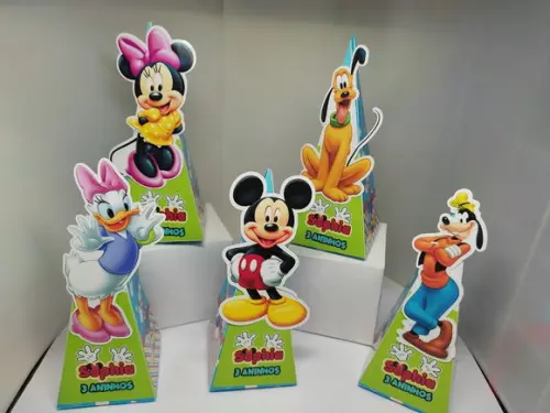 40 Personalizados Casa do Mickey 3d