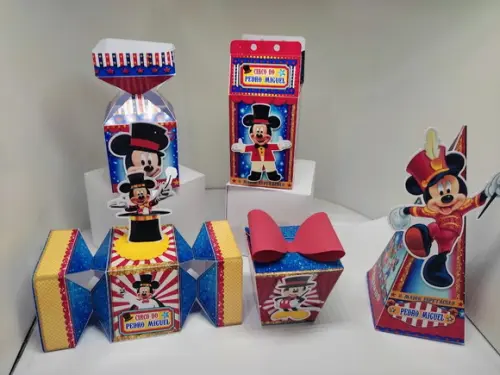40 Personalizados Mickey Circo