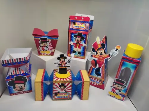 40 Personalizados Mickey Circo