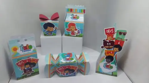 40 Caixinhas 3d 3 Palavrinhas