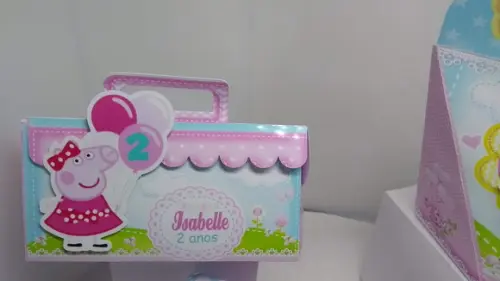 50 Caixinhas 3d Personalizada Porquinha